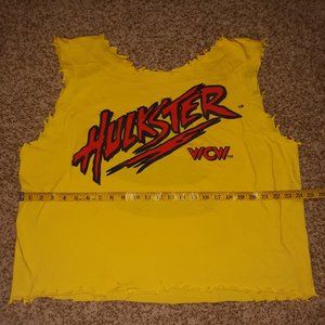 WCW Hulk Hogan Hulkster 1990s Tear away Sleeveless Shirt Men's One size